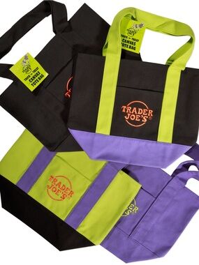 Trader Joe's Mini Halloween Totes Set of 4 🎃 NWT